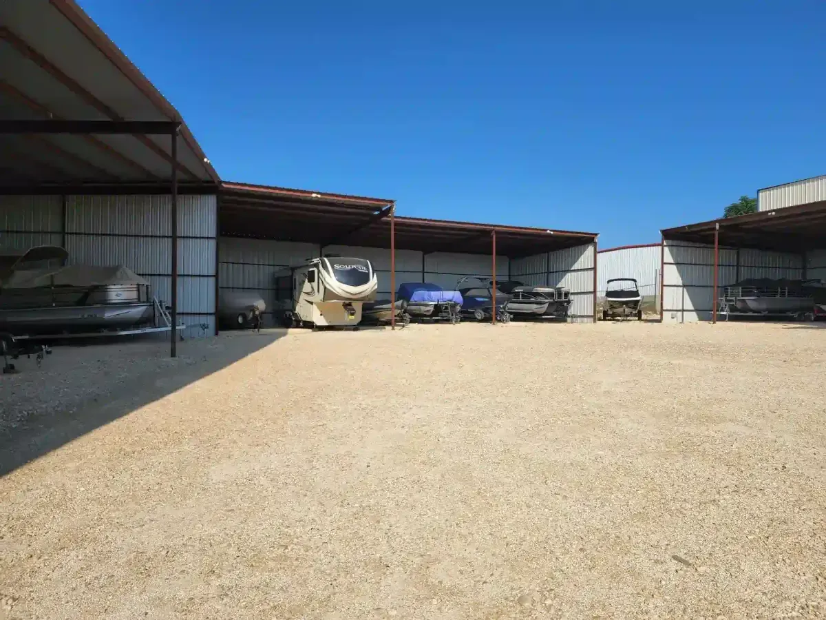 Boat and RV parking at Self Storage Plus